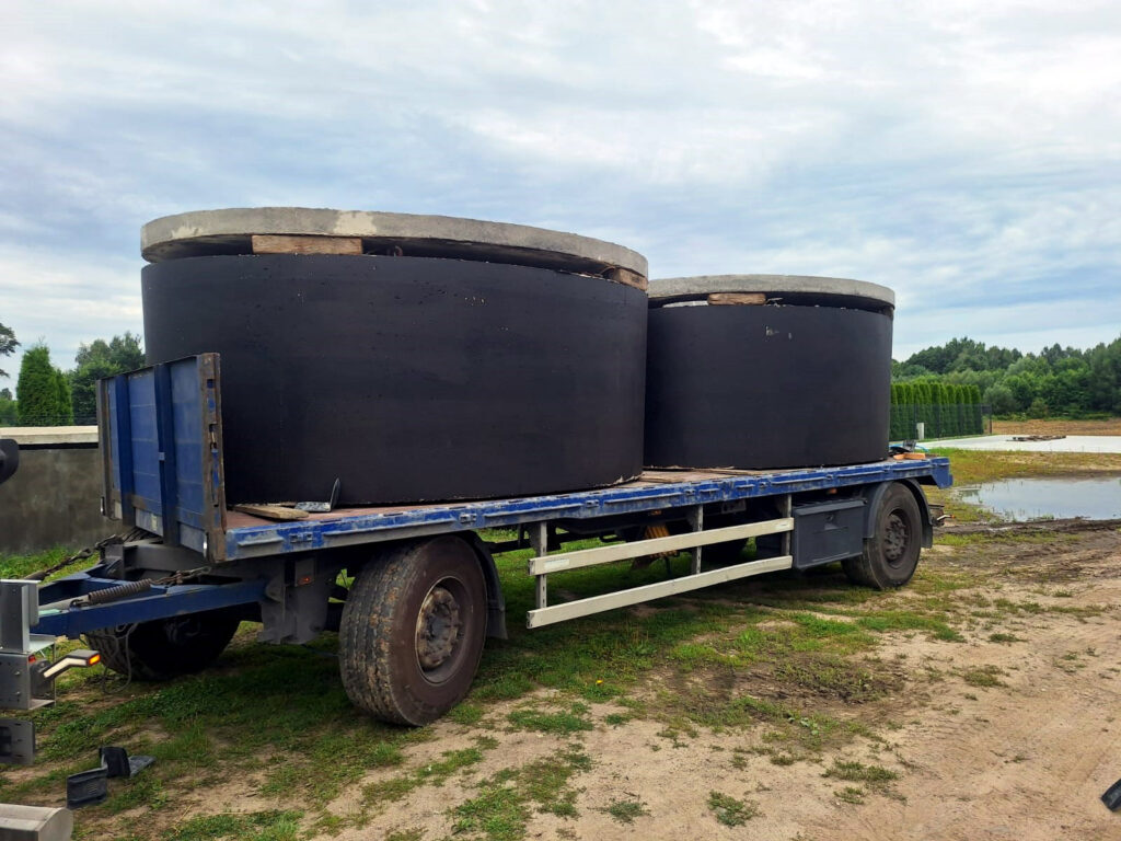 najtrwalsze szamba owalne transport