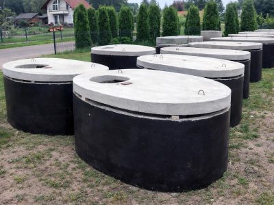 szamba betonowe owalne - produkcja